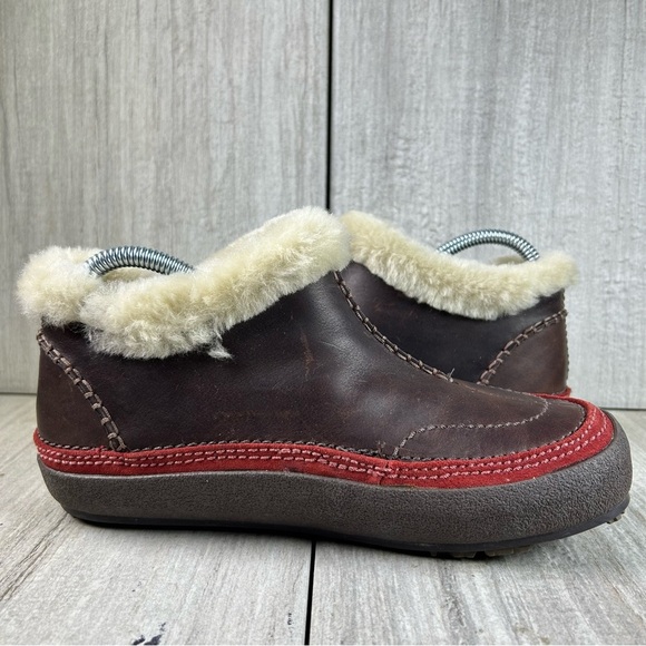 Merrell Spirit Tibet Low Dark Cinnamon Fur Insulated Winter Boot Womens Size 6.5 - Picture 2 of 10